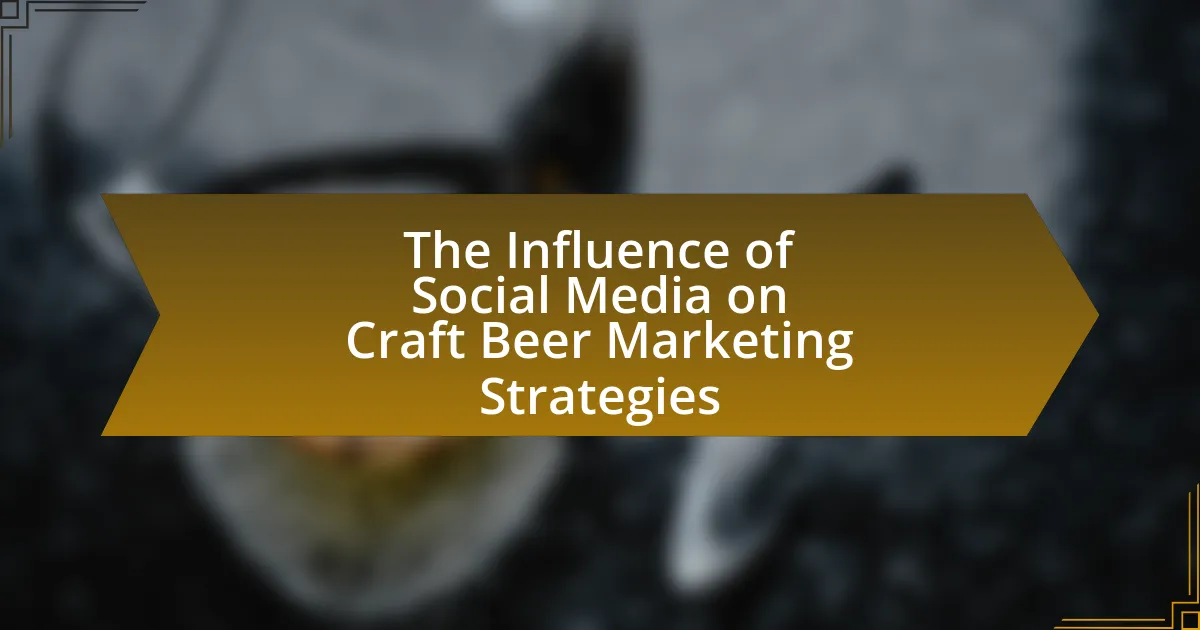 The Influence of Social Media on Craft Beer Marketing Strategies